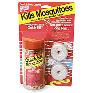 Mosquito Dunks & Bits Combo Pack - 2 Dunks & 8 oz Bits