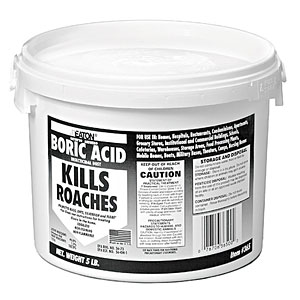 JT Eaton Answer<sup>&reg;</sup> Boric Acid - 5 lb. tamper-evident pail