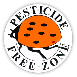 Pesticide Free Zone Sign