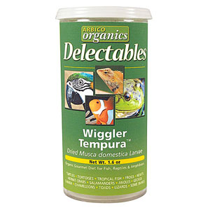 Wiggler Tempura - Dried Musca Larvae - 1 Vial - 1.6 oz