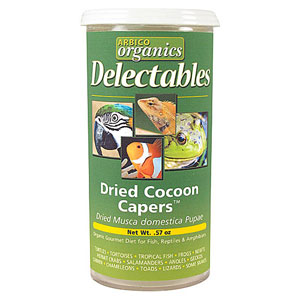 Dried Cocoon Capers - Fly Pupae - 1 Vial - .57 oz