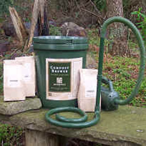 KIS 5-gallon Compost Tea Brewing System with Extended Life Motor