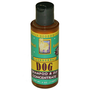 Shampoo and Dip Concentrate for Dogs - 4 oz