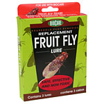 Glass Fruit Fly Trap Replacement Lures- Pack of 3