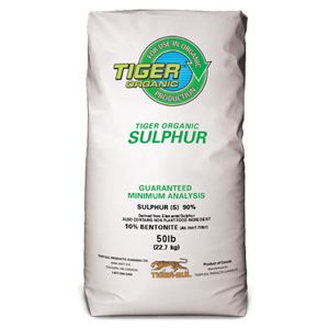 tiger organic sulphur sulfur elemental enlarge soil organics arbico