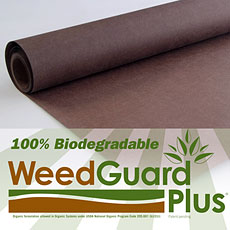 WeedGuardPlus&reg; - Biodegradable Weed Barrier & Mulch